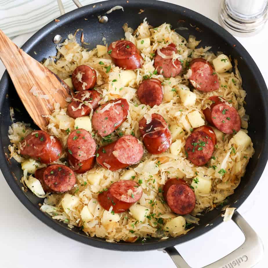  cook kielbasa on stove top