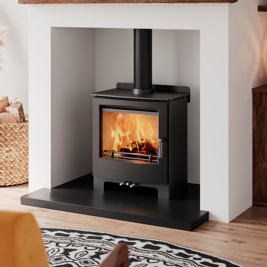 how to install a wood burning stove