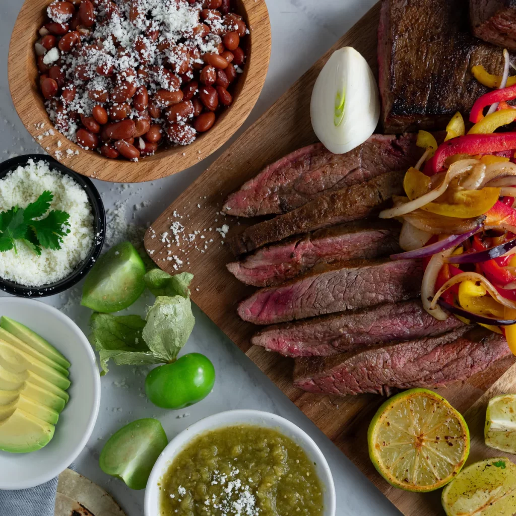 how long to cook carne asada on stove