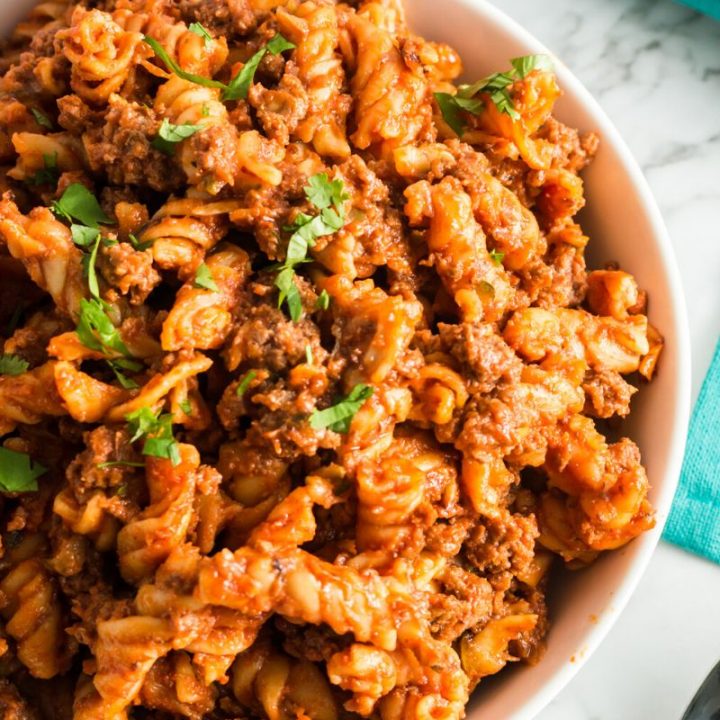 easy dinner with ground beef