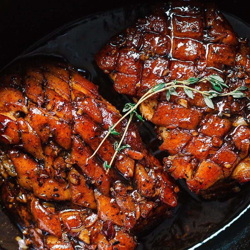 how to cook pork belly on stove