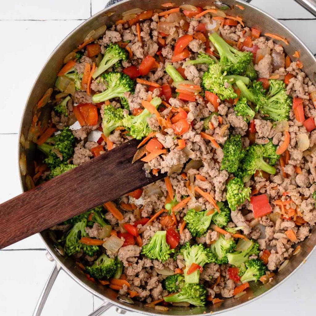 how long to cook ground turkey on stove