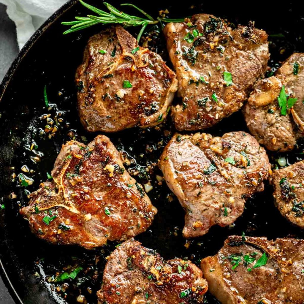 how to cook lamb chops on stove